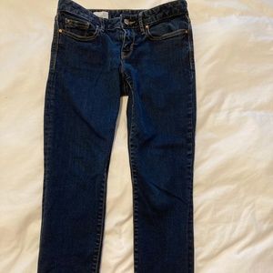 Gap always skinny dark wash jeans - 27s